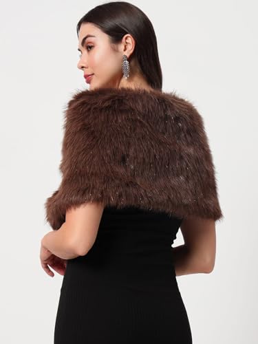 Image of Extra Large Women's Faux Fur Collar for Winter Coat
