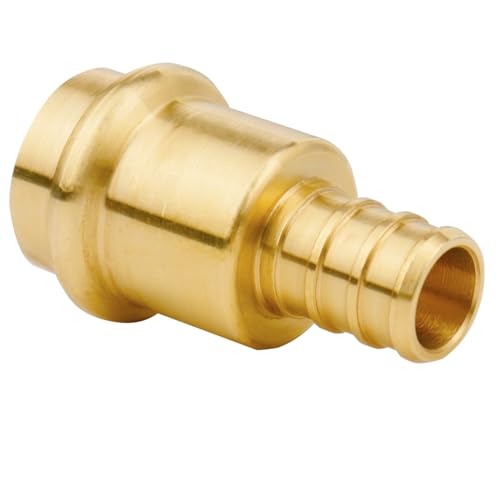 Image of WHK 24 Pack 1 /2 inch Press Pro press x 1 /2 inch PEX Adapter Crimp Fittings Coupling | for Connect from Cooper to Pex B Pipe,Pro press Copper to Pex Adapter,Lead-Free Brass