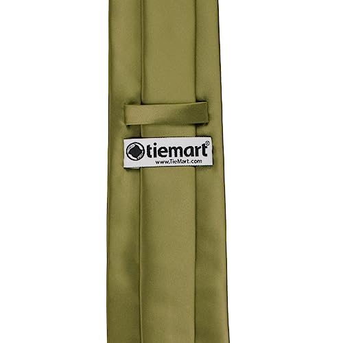 Image of tiemart Premium Solid Color Necktie