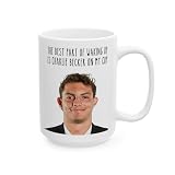 Best Part of Waking Up Is Charlie Becker On My Cup Coffee Mug (11oz, 15oz), Indiana Football Fan Gift, Two-Sided Ceramic Cup