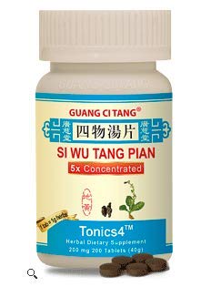 Si Wu Tang Pian, Tablets 200 200mg Tablets - Pack of 2