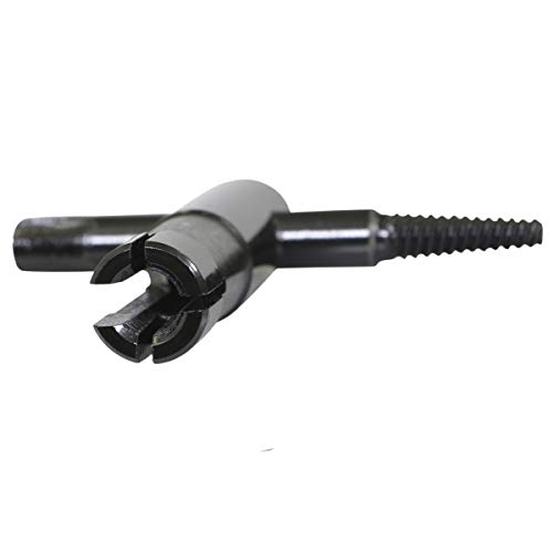 Image of Midline Valves 624-738 3 in 1 Radiator Repair Tool; Extracts, Retaps, and Rethreads Broken Valves in Heating System; 3 /4 in. x 3 in. x 2-3 /4 in.; Steel