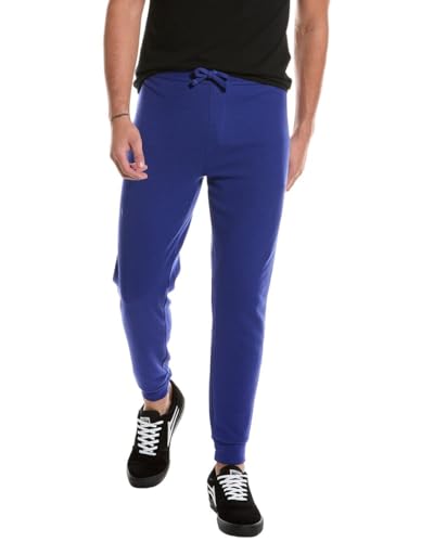 BOSS Men's Waffle Cotton Cuffed Sweatpants