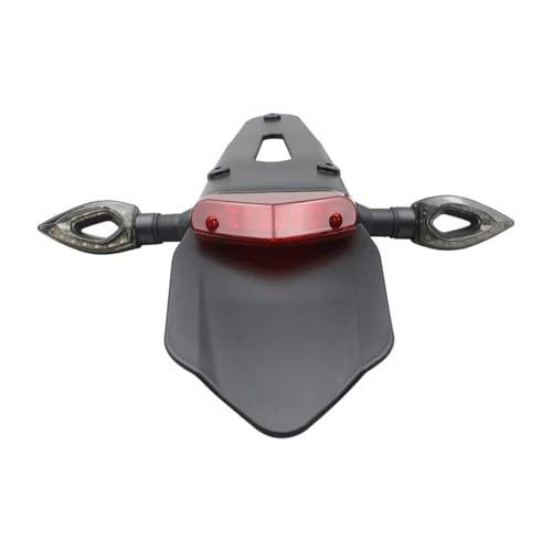 Luz trasera para motocicleta Kawasaki accesorio soporte de matrícula todoterreno carcasa roja 2