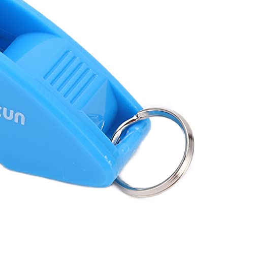 Silbato plástico para exteriores con cinta y clip miniatura 7