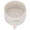 FunChem Porcelain Buchner Funnel, 80 mm Porcelain Buchner Filter Funnel O.D. 8 cm I.D. 7.4 cm Lab Funnels