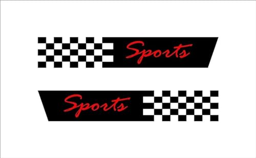 Vinyl Car Self-Adhesive Sticker, 0.11 X 11.02 X 1.96 Inches, Black