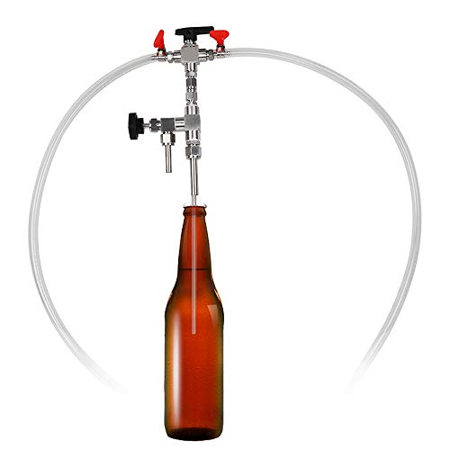 Onebom Beer Bottle Filler, Food Grade Stainless Steel, Bottling Wand For Beer & Wine (Counter Pressure) #TOP3
