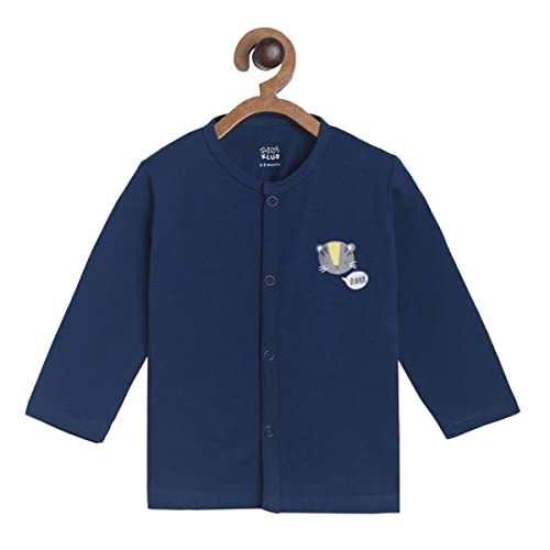 Image of miniklub Infant Boys Pack of 3 Solid Pure Cotton Basic Vests