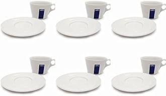 Holland Plastics Original Brand 6 X Coffee/Americano/Porcelain Cups and Saucers
