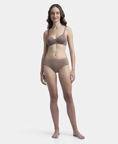Image of Jockey 1802 Women High Coverage Micro Modal Elastane Stretch Hipster