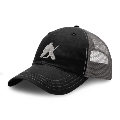 Richardson Soft Mesh Cap Hat Embroidered Hockey Goalie B Embroidery Trucker Hats for Men & Women...