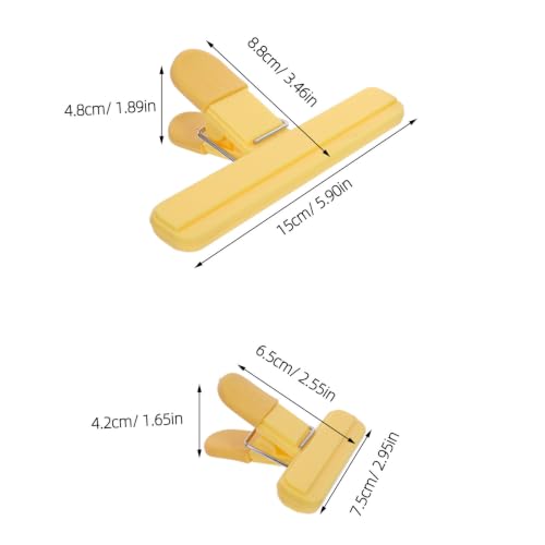 Clips de sellado antideslizantes para conservar bolsas de snacks y ahorrar espacio 3