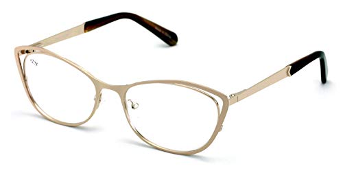 Image of Premium Women Cateye Optical Frame Reading Glasses - Fashion Metal Readers- Eyeglasses