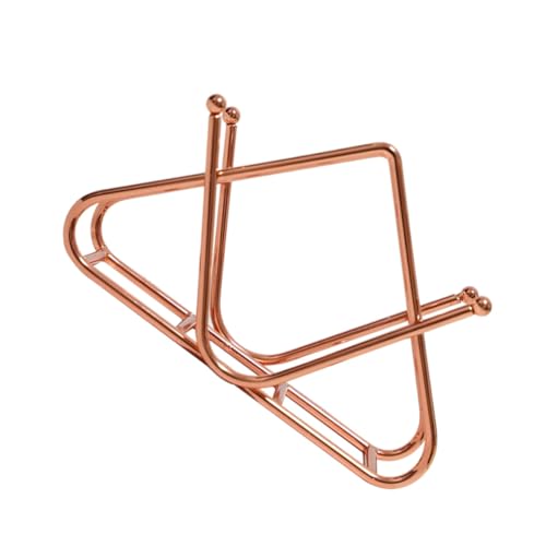 Veemoon Distributeur de Serviettes Créatif Fer Forgé Doré Support de Rangement Vertical Polyvalent pour Table de Cuisine et Bureau Présentoir Élégant pour Serviettes de Table