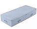 Produktbild Amonsen 100X 43X 18 cm, Unterbett-Aufbewahrungsbox | Atmungsaktiv und Mottenfrei | Platzsparende Unterbett Aufbewahrungsbox für Bettdecken, Zusammenklappbar, Hellgrau