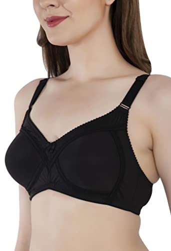 Image of Womens Seamless Padded Bra | Non Wired | Detachable Straps | Everyday Comfort | Full Coverage