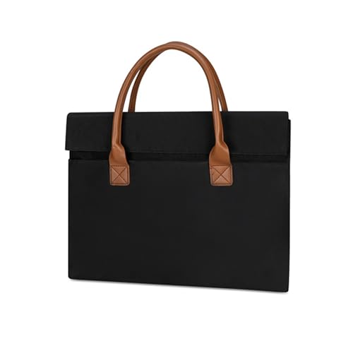 Borsa leggera per computer portatile multifunzionale per tablet alla moda da viaggio per da 13-15 pollici Nero 38.1 cm