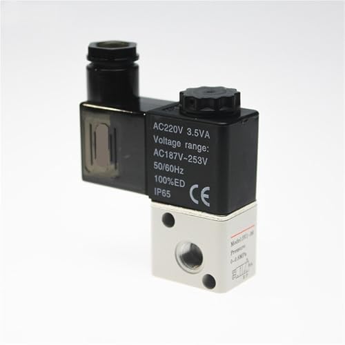 Électrovanne pneumatique 3V1-06 DC12V avec filetage 1/8 robuste