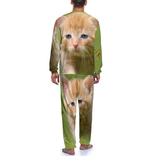 Ensemble de pyjama homme Petit Chat Mignon avec pantalon long - 4