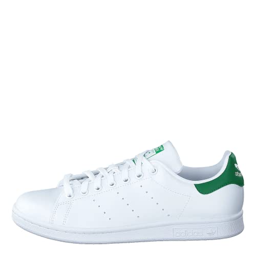 adidas Hombre Stan Smith Sneaker, Cloud White/Cloud White/Green, 38 2/3 EU