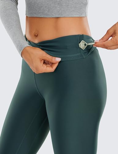 Image of CRZ YOGA Fleece Thermal Leggings 28'' | Thermal, Casual, Full Length, Winter, for Women