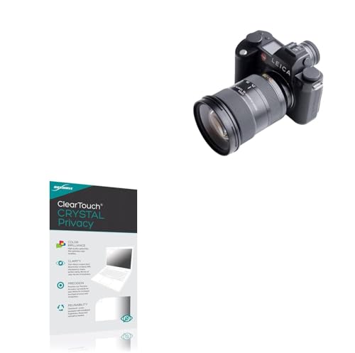 BoxWave Screen Protector Compatible with Leica SL3 - ClearTouch Crystal Privacy (2-Pack), Privacy Screen Protector Flexible Film Clear