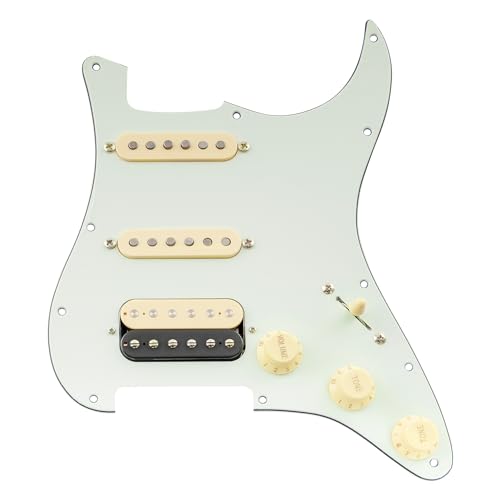 Musiclily Pro Auto-Split Pre-wired Standard HSS Pickguard with Artec ...