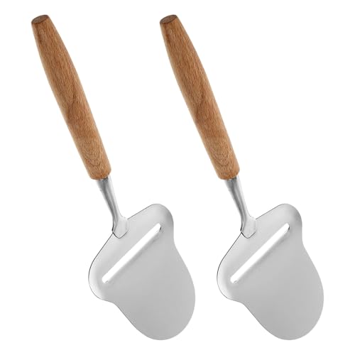 MAGICLULU 2pcs rallador de queso multifuncional con mango de madera antideslizante miniatura 1
