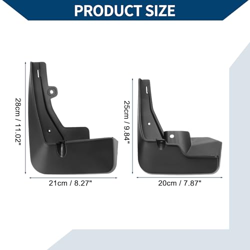 Image of Mud Flaps Splash Guards W /Mount Accessories for Peugeot 2008 2020-2022 Front Rear Mud Guards 1 Set