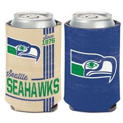 WinCraft Seattle Seahawks Can Cooler Vintage Design