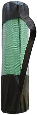 HEATLE Esterilla de yoga mochila bolsa de malla gruesa impermeable equipo de yoga al aire libre deporte fitness accesorios negro