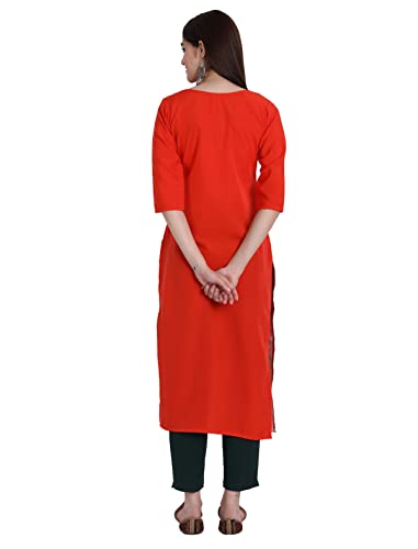 Image of Women's Crepe Straight Kurta