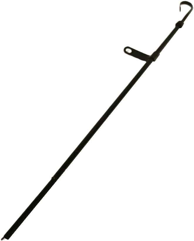 BBC Black Steel Engine Oil Dipstick Tube Dip Stick BB Fits Chevy 396 427 454 472 502 (1965-1990)