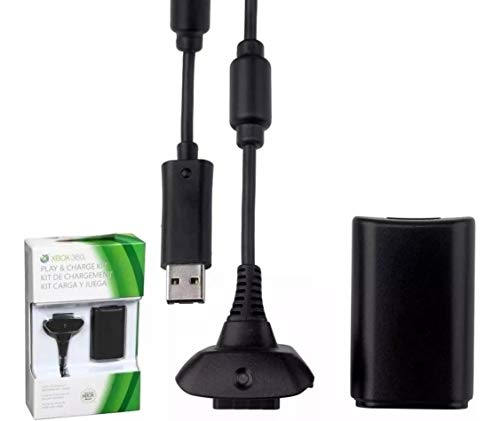 Kit carregador e bateria Xbox 360
