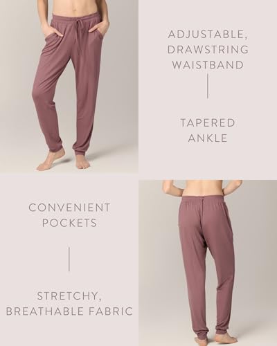 Image of Kindred Bravely Everyday Maternity Lounge Jogger Pants for Postpartum | Soft stretchy sweatpants with pockets and adjustable waistband. Breathable lightweight bottoms with relaxed fit for pregnancy