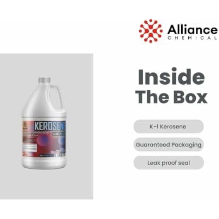 Alliance Chemical K1 Kerosene Fuel for Kerosene Heaters - 5 Gallon - Premium Quality K1 for Reliable Heating