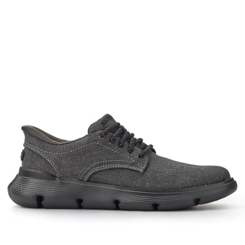 Image of Skechers Men's USA Garza - Clive Smooth Toe Canvas Bungee Lace Slip-Ins