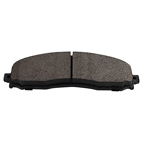 Image of TRQ Brake Pad & Rotor Kit Semi-Metallic Compatible with 2017-2019 Ford F-350 Super Duty