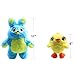 suliutoys 2 Pack Story Stuffed Animals Bunny and Ducky Plush Toys, Soft Doll Best Kids Birthday Gift (Bunny and Ducky)