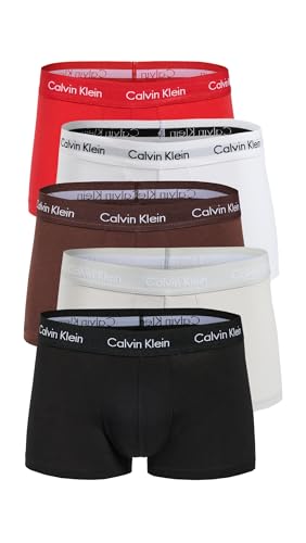 Calvin Klein underwear Men's Cotton Stretch 5-Pack Low Rise Trunk