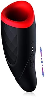 Artificial Cherry Heated Mouth&Tight Vagina Automatic P^ì^Ston Male Mastubratìon Cup Strong Clamping Suckìng