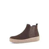 Gabor Damen Chelsea Boots, Frauen Stiefeletten,Best Fitting,flach,Stiefel,Bootee,Booties,halbstiefel,Kurzstiefel,Mocca (EL.Wall),40 EU / 6.5 UK