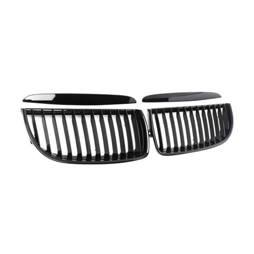 Rejillas frontales radiador tipo riñón negras para coche Serie 3 E90 E91 de 2005-2008