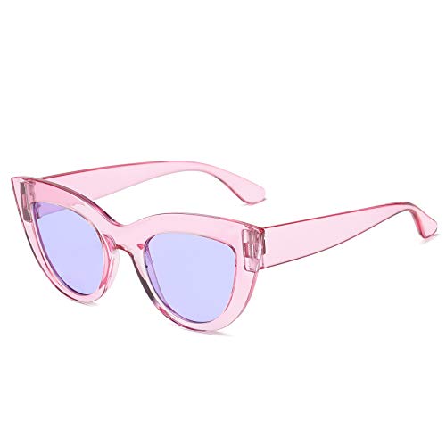 Image of Retro Vintage Narrow Cat Eye Sunglasses for Women Clout Goggles Plastic Frame