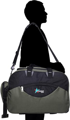 Image of 65L Duffle Bags for travellings | Lightweight Polyester air Bag for travellin Travel Bag for man | Hand Carry Bag for Women Travel trollybag for WeekendTrip(15 x 12 x 15 inch) Luggage Bags for Women