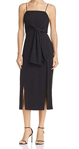 C/Meo Collective Women's Sleeveless Midi Slip Dress, Black Recollect, m