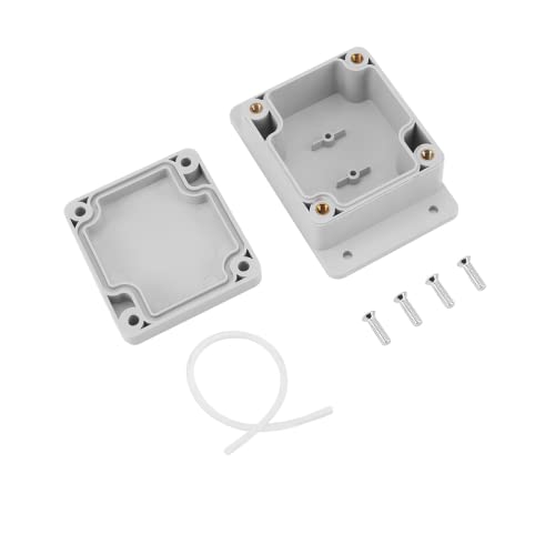 ABS Plastic Dustproof Waterproof IP65 Junction Box electric terminal box Plastic Waterproof Dustproof Junction Box,DIY Case Enclosure Hinged Cover Junction Box Flush Mount Terminal Boxes