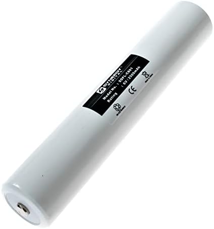 Synergy Digital Flashlight Battery, Compatible with Maglite ESR4EE3060 Flashlight, (Ni-CD, 6V, 2500 mAh) Ultra High Capacity, Replacement for Streamlight Maglite Battery
