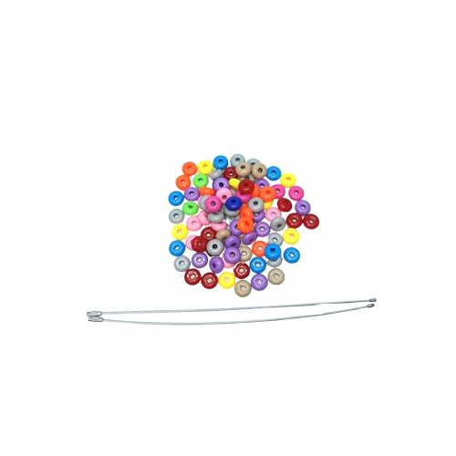 Image of Colored bead Charm for Bogg Bag accessories, Handmade Decoration accessories for Simply Southern Tote, Cute Decorative for Beach Bag Bogg(50pcs)